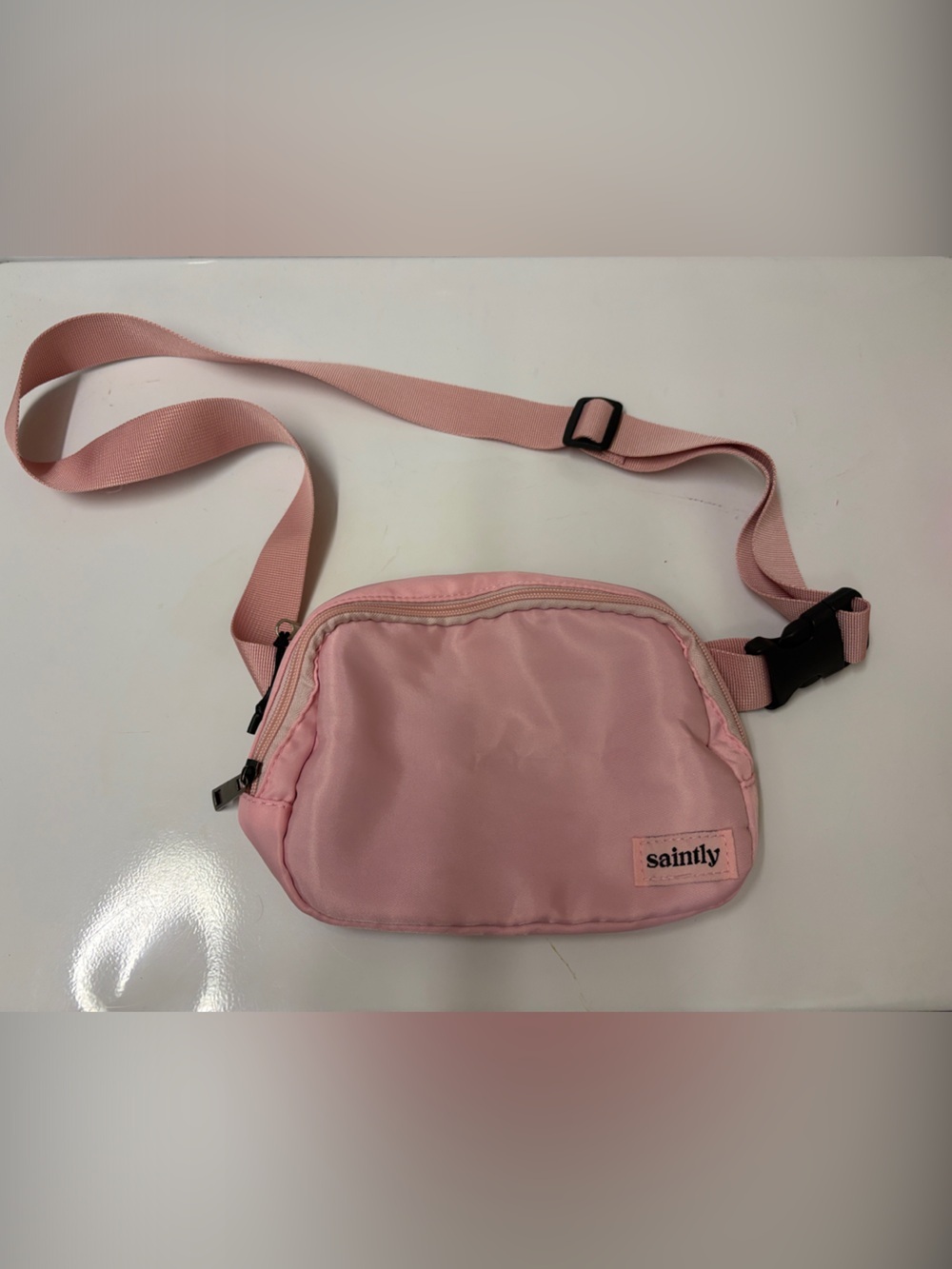 4/$20 Saintly Pink Crossbody Waist Fanny pack